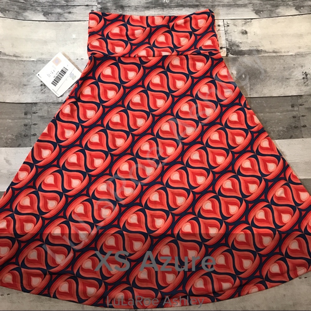 LuLaRoe azure skirt